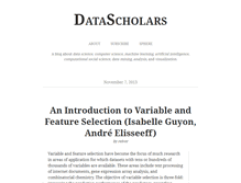 Tablet Screenshot of datascholars.com